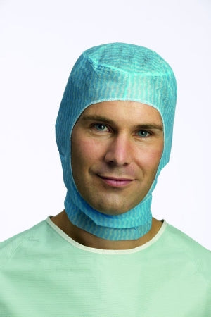 Precept Medical Products Surgical Hood One Size Fits Most Blue Ties - 1011