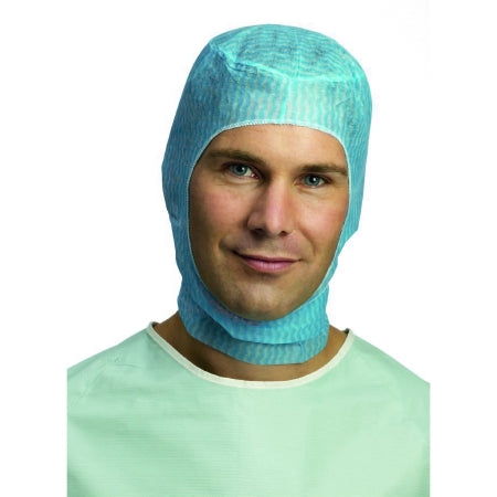 Aspen Surgical Products - Surgical Hood One Size Fits Most Blue Tie Closure - 1011P