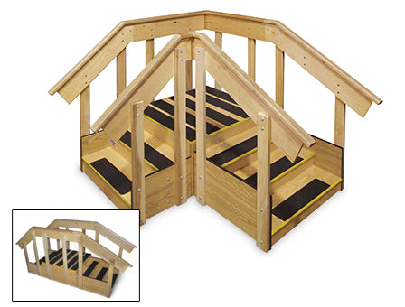 Hausmamann ADA Convertible "Space-Saver" Staircase - 91" x 36" x 18", - 1580