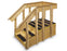Hausmamann ADA Straight Staircase - 58" x 36" x 18", - 1582