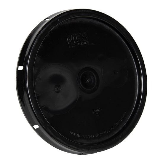 Black Solid Tear Tab Bucket Lid