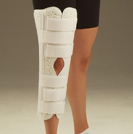 Deroyal Knee Immobilizer Sized Superlite Medium Hook And Loop Closure 20 Inch Length Left Or Right Knee - 7003-02