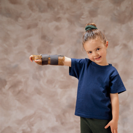 Deroyal - Wrist / Forearm Brace DeRoyal Suede Right Hand Brown Child Size - 5030-01