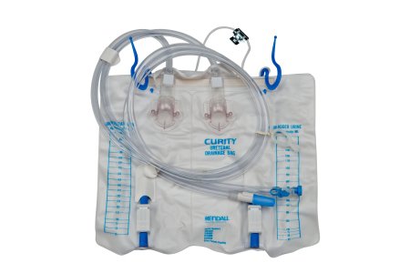Cardinal Dover Urinary Drain Bag Without Valve 4000 mL Vinyl - 6261
