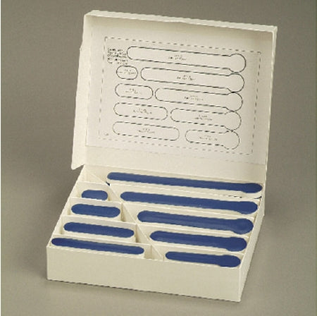 Deroyal Finger Splint Plastalume Without Fastening Right Hand Blue / White - 9119-01