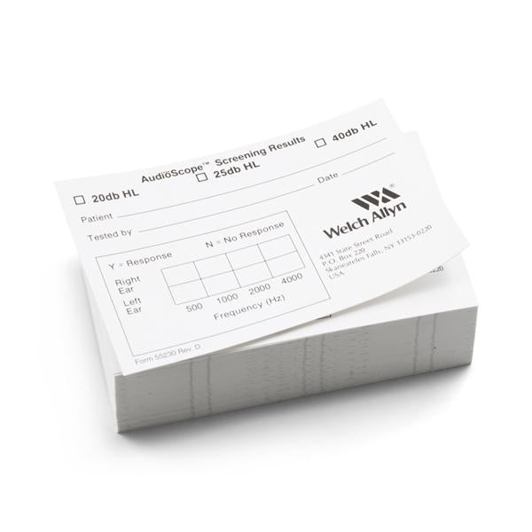 Welch Allyn AudioScope Recording Form - 55230