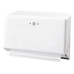 Georgia-Pacific - Paper Towel Dispenser White Metal Manual 275 Count Wall Mount - 54701
