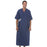 Fashion Seal Gown Patient Polyester / Cotton Fashion Blend One Size Unisex Navy Adult Ea - 629-NS