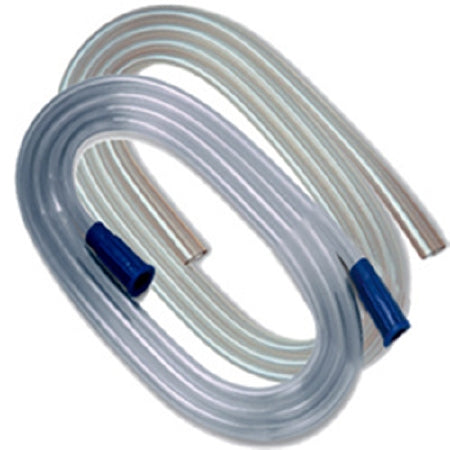 Argyle - Suction Connector Tubing 20 Foot Length 0.281 Inch I.D. Sterile Female Molded Connector Clear NonConductive PVC - 8888284745