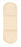 Dukal American White Cross First Aid Adhesive Strip 1 X 3 Inch Fabric Rectangle Tan Sterile - 1790033