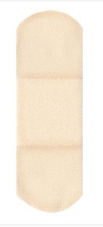 American White Cross - Adhesive Strip 1 X 3 Inch Fabric Rectangle Tan Sterile - 1790033