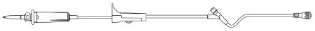 B. Braun Bbraun Administration Set BBraun 15 Drops / mL Drip Rate 81 Inch 1 Port - V1390