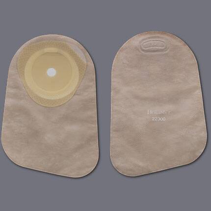 Premier - Ostomy Pouch One-Piece System 9 Inch Length Closed End Flat, Pre-Cut - 82325