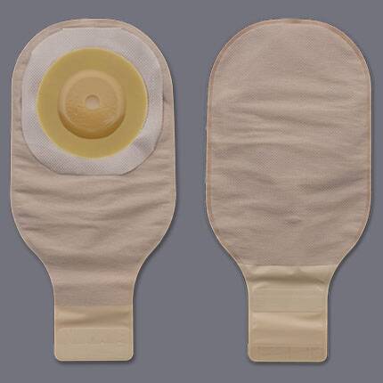 Hollister Premier Colostomy Pouch One-Piece System 12 Inch Length Up to 1 Inch Stoma Drainable Convex, Trim To Fit - 8504