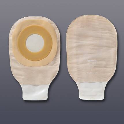 Premier Flextend - Colostomy Pouch One-Piece System 9 Inch Length Drainable Pre-Cut - 8649