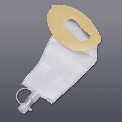 Hollister Female Urinary Pouch One-Piece System 7-1/2 Inch Length Drainable Trim To Fit - 9840