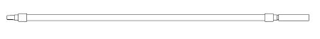B. Braun - Urology Irrigation Set 0.281 Inch ID 36 Inch 1 Lead - V4031