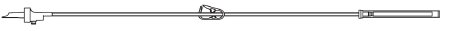 PIC - Cysto-Bladder Irrigation Set 0.188 Inch ID 80 Inch 1 Lead Plastic - V4500