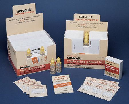 Seracult - Rapid Test Kit Colorectal Cancer Screening Fecal Occult Blood Test (FOBT) Stool Sample 340 Tests - 37200500