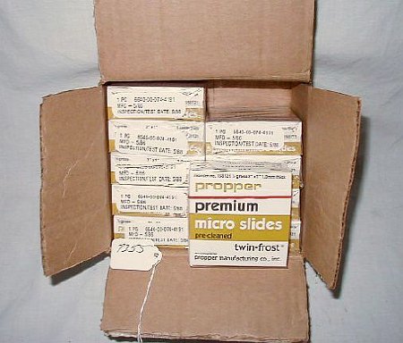 Propper Manufacturing - Microscope Slide 1 X 3 Inch X 1 mm Frosted End - 15812100