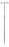 Lumex - Bed IV Pole For Beds with 1/2 Inch Bed Socket - 2100A