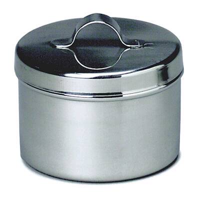 Graham-Field - Ointment Container 2.5 X 3.12 Inch Stainless Steel Silver 8 oz. 2-1/2 X 3-1/8 Inch - 3238