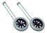 Graham-Field Walker Wheels, Fixed - 603650A