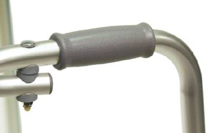 Lumex - Single Release Walker Adjustable Height Aluminum Frame 300 lbs. Weight Capacity 32-1/2 to 39-1/2 Inch Height - 613070A
