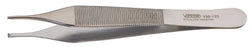 Vantage - Tissue Forceps Adson 4-3/4 Inch Length Floor Grade Stainless Steel NonSterile NonLocking Thumb Handle Straight 1 X 2 Teeth - V96-120