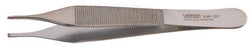 Miltex Vantage Tissue Forceps Adson 4-3/4 Inch Floor Grade Stainless Steel NonSterile NonLocking Thumb Handle Straight 1 X 2 Teeth - V96-120