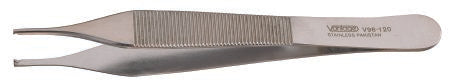 Miltex Vantage Tissue Forceps Adson 4-3/4 Inch Floor Grade Stainless Steel NonSterile NonLocking Thumb Handle Straight 1 X 2 Teeth - V96-120
