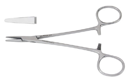 Miltex Vantage Needle Holder 5 Inch Smooth Jaws Finger Ring Handle - V98-6