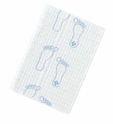 Graham Medical Products Footprint Procedure Towel 13-1/2 X 18 Inch White / Blue Footpints NonSterile - 70190N