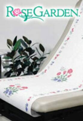 Graham Medical Products Rose Garden Table Paper 21 Inch White Smooth - 46845