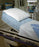 Graham Medical Products Snug-Fit Stretcher Sheet Fitted 40 X 89 Inch Blue Nonwoven Fabric Disposable - 49896