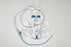 Cardinal Dover Indwelling Catheter Tray Foley 18 Fr. 5 cc Balloon Silicone - 6154-