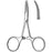 Sklar Sklar Hemostatic Forceps Hartmann-Mosquito 3-1/2 Inch Surgical Grade Stainless Steel NonSterile Ratchet Lock Finger Ring Handle Curved Serrated Tip - 17-1335