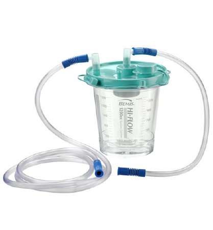 Bemis Healthcare Hi-Flow Suction Canister 1200 mL Sealing Lid - 484410