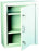 Harloff Narcotic Cabinet Wall Mount Steel 2 Shelf - 2730BG