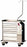 Harloff Splint / Cast Cart Steel 44.5 X 45 X 20 Inch 8-Drawer Silver - 6025