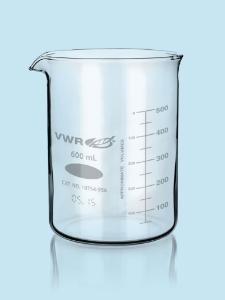 VWR - Laboratory Beaker Griffin Low-Form Borosilicate Glass 250 mL (8 oz.) - 10754-952