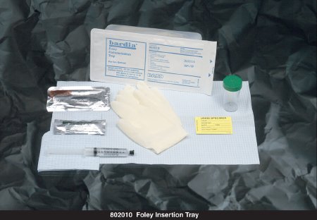 Bard Bardia Catheter Insertion Tray Foley Without Catheter Without Balloon Without Catheter - 802010