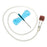 Surflo - Infusion Set 23 Gauge 3/4 Inch 12 Inch Tubing Without Port - SV-23BLK