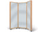 Hausmann Portable Triple Mirror - 60" (open) x 24" (open) x 69", - 1670