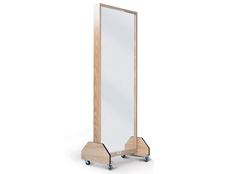 Hausmann Portable Single Mirror - 24" x 18" x 70", - 1671