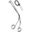 Sklar - Catheter Forceps Magill 8 Inch Length OR Grade Stainless Steel NonSterile NonLocking Finger Ring Handle Straight Ring, Serrated Tip - 07-1780