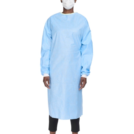 Evolution 4 - Non-Reinforced Surgical Gown with Towel Large Blue Sterile Disposable - 90012