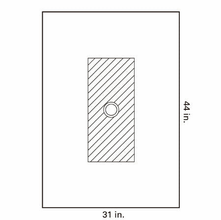 O&M Halyard - Cardiovascular Drape Brachial Angiography Drape 44 W X 31 L Inch Sterile - 89471