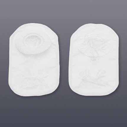 Hollister Pouchkins Colostomy Pouch One-Piece System 6 Inch Length Up to 5/8 Inch Stoma Closed End Trim To Fit - 3777