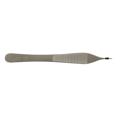 Miltex - Tissue Forceps Adson 4-3/4 Inch Length OR Grade German Stainless Steel NonSterile NonLocking Thumb Handle Straight Delicate Tips with 1 X 2 Teeth - 6-120